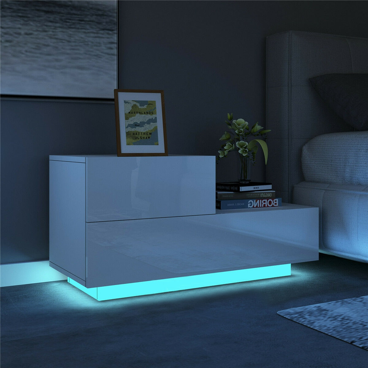 Modern RGB LED Nightstands