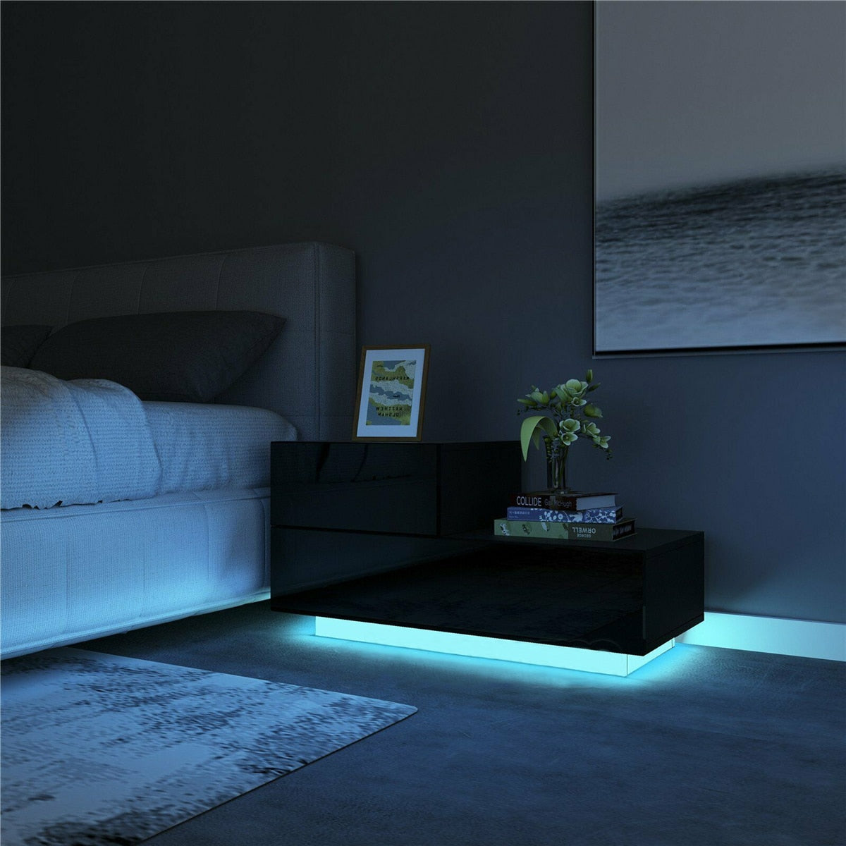 Modern RGB LED Nightstands