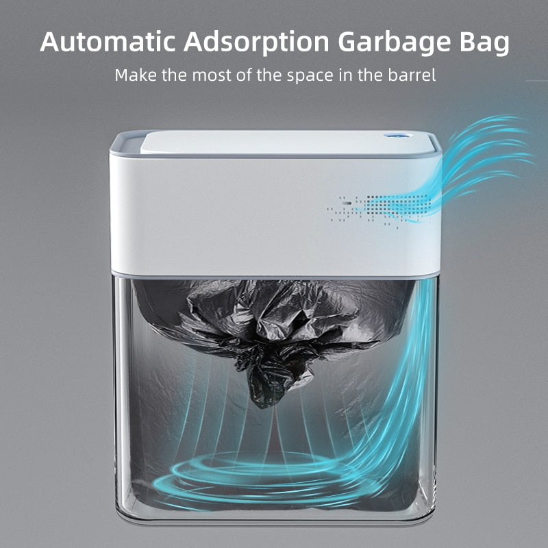 Smart Bathroom Trash Can Touchless