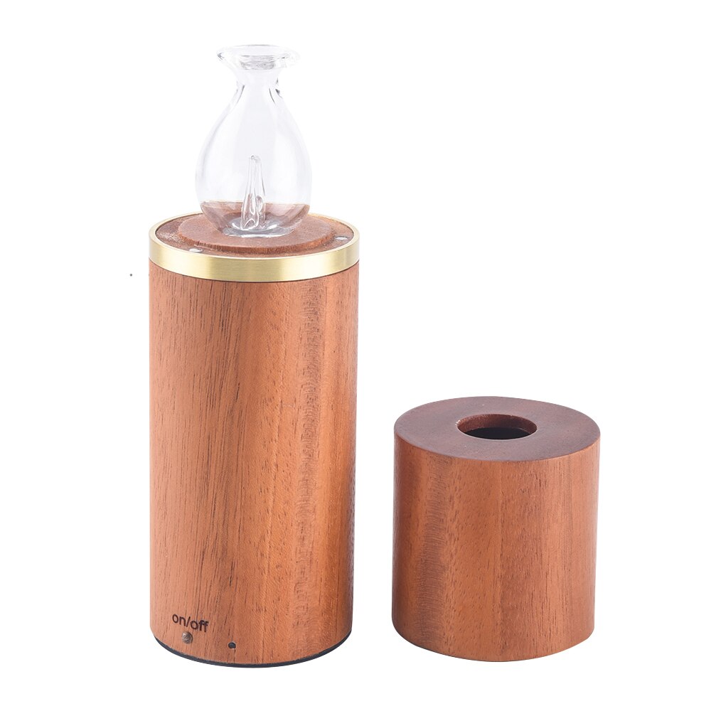 Wooden Glass Essential Oil Aroma Diffuser