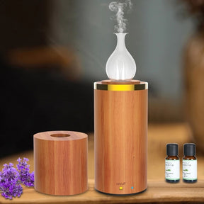 Wooden Glass Essential Oil Aroma Diffuser