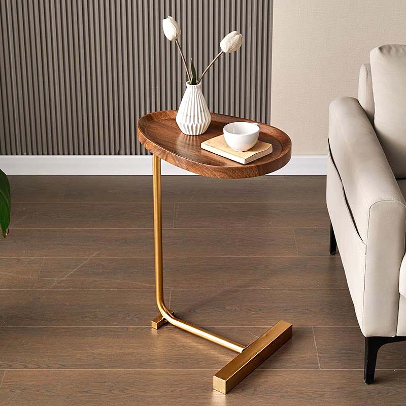 Simple Side Table Wood Countertop