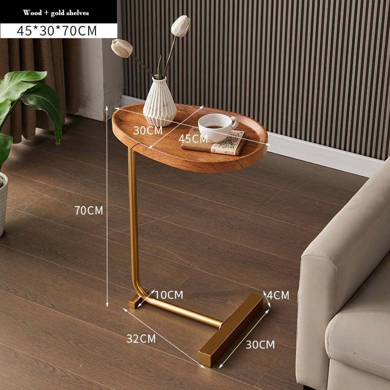Simple Side Table Wood Countertop