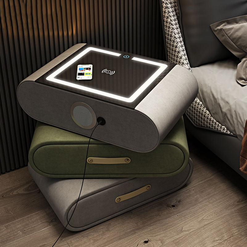 Smart Bedside Tables & Storage With Mobile Drawers
