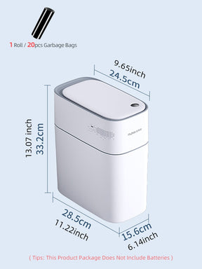 Smart Bathroom Trash Can Touchless