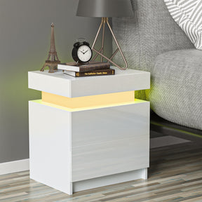 RGB LED  Bedside Cabinet